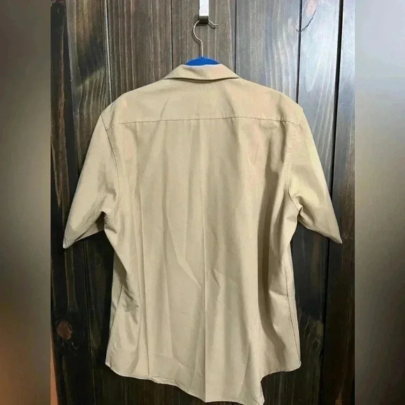Creighton Vintage Military Uniform Button Down Short Sleeves Workman Shirt XL - Picture 5 of 8